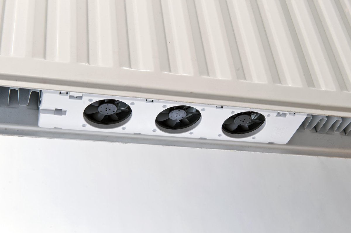 Radiator Ventilator Basic Mono set Voor radiatoren met