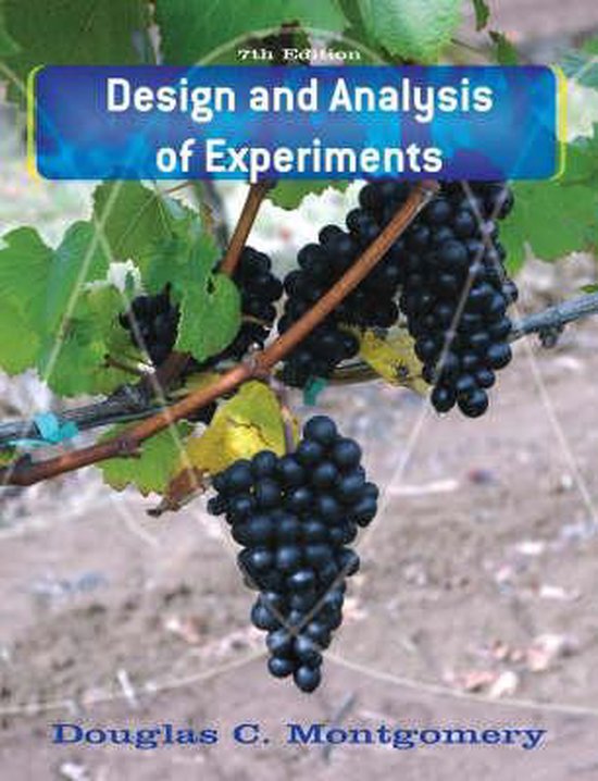 Design And Analysis Of Experiments - cover