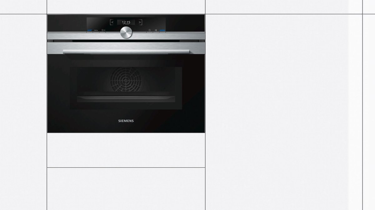 Onafhankelijk kijken gelijkheid Siemens iQ700 CM633GBS1 - Inbouw oven met magnetron | bol.com