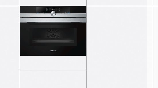 Siemens iQ700 CM633GBS1 - Inbouw oven met magnetron - zwart
