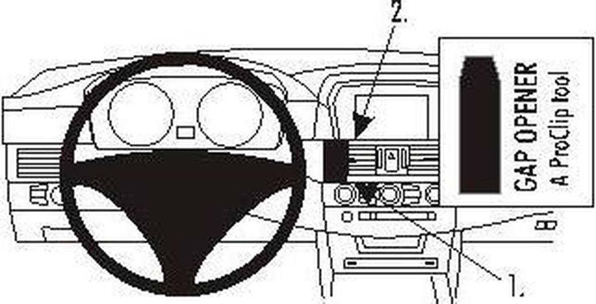 Brodit center mount v. BMW 5 reeks E60 04-