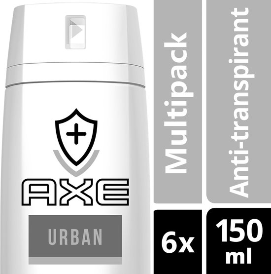 AXE Urban Deodorant 6 x 150 ml Voordeelverpakking