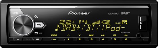 Pioneer MVH-X580DAB Autoradio Enkel din Multi colour-USB - 4 x 50 W |  bol.com