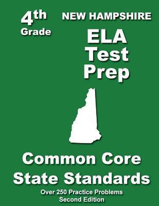 New Hampshire 4th Grade ELA Test Prep - cover