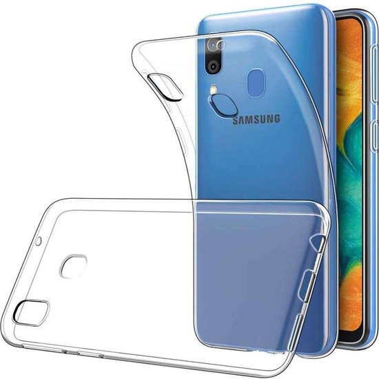 bol.com | Samsung Galaxy A20 hoesje - Soft TPU case - transparant
