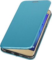 Blauw Premium Folio Hoesje voor Samsung Galaxy A8 2018
