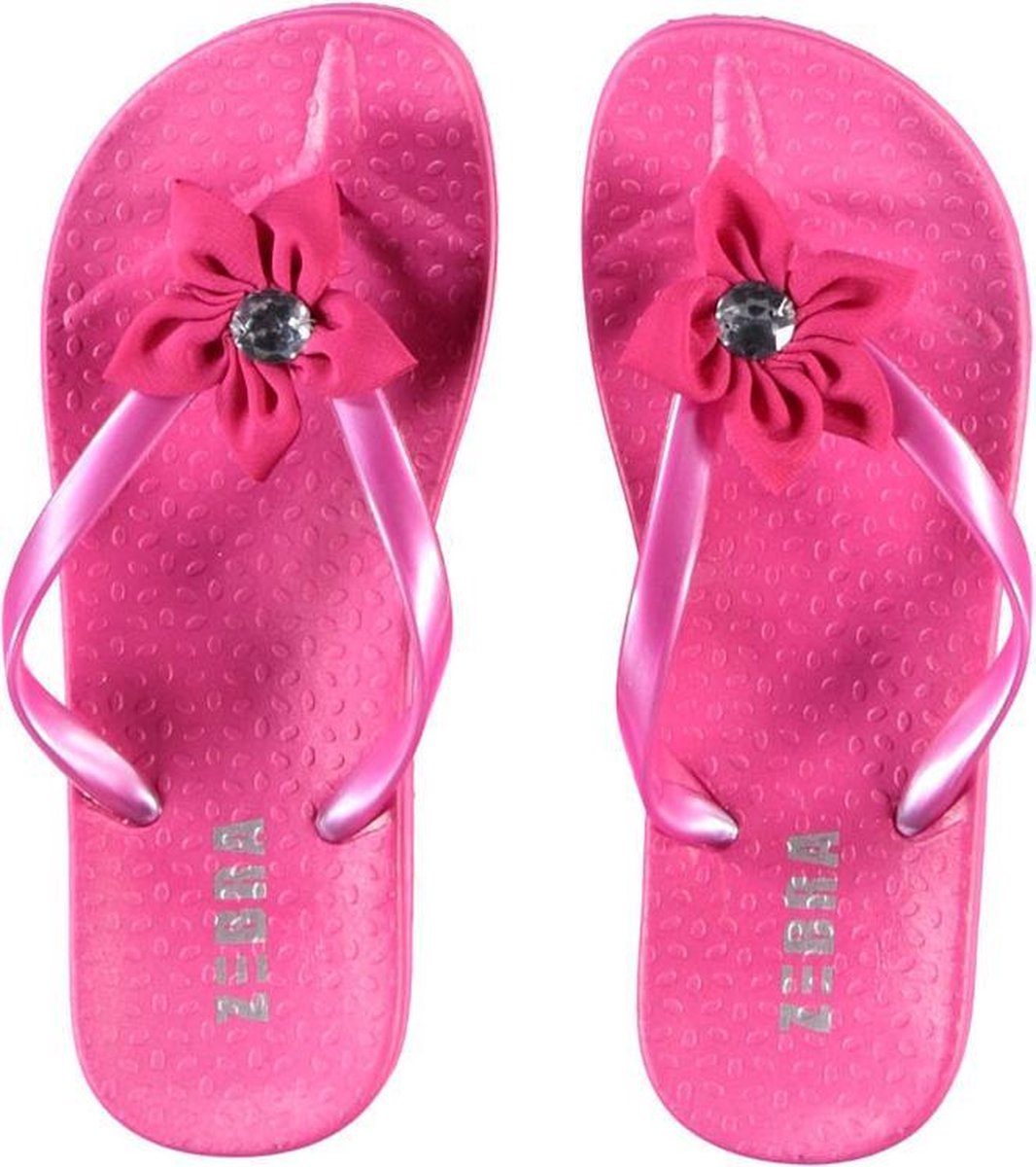 Zebra slippers Pink