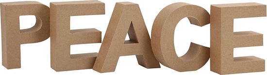 Mot de décoration, dim.17,5 cm, épaisseur 5,5 cm, 1 jeu