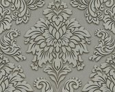 ORNAMENTEN BEHANG | Barok - grijs beige taupe zilver glitter - A.S. Création Metropolitan Stories