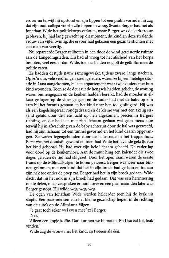 Page de texte du livre 'Verloren Ziel'.