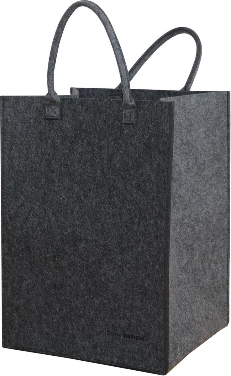 Gerecycled Vilt: 100L Wasverzamelaar 43x38x60 - XL Vilten Tas - Wasmand Opvouwbaar Groot Badkamer