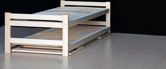 Houten Bed + onderschuifbed Speedy 80 x 200 cm | bol.com