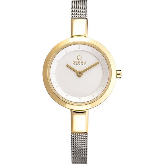 Obaku V129LX GIMC1 horloge dames – zilver – edelstaal doubl�