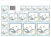 Marjoleines 3D Knipvellen - fiets A4