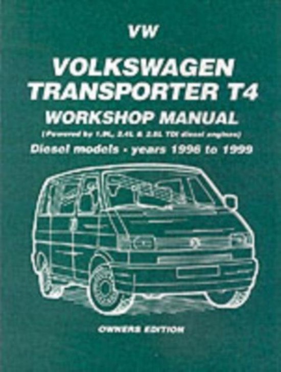 Vw Transporter T4 Mnl - Diesel 1996-99