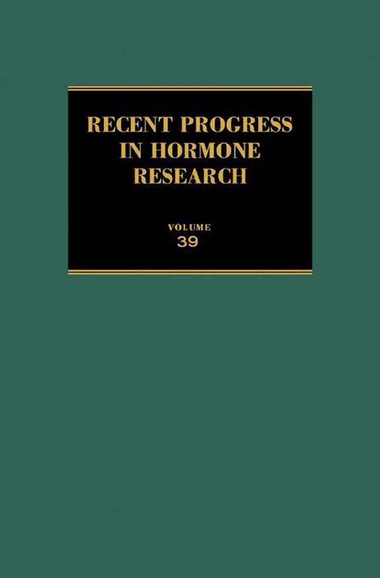Recent Progress in Hormone Research - cover