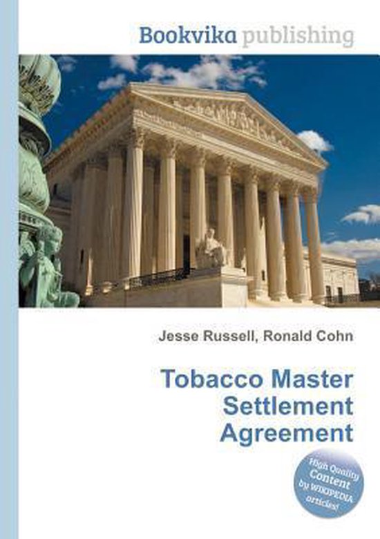 Tobacco Master Settlement Agreement 9785511399102 Boeken
