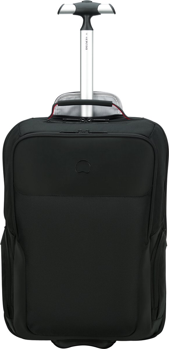 Delsey Parvis Plus Backpack Trolley - 2 Compartments - 17,3 inch - Black