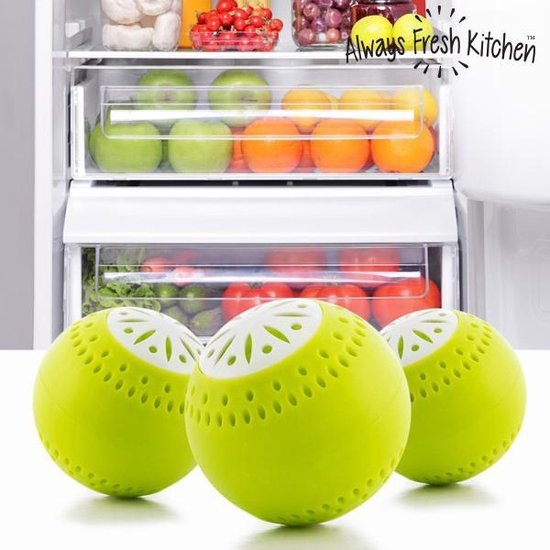 Fresh Fridge Balls Fridge Eco-Balls (pack of 3) - verwijder nare geurtjes  uit je koelkast | bol.com