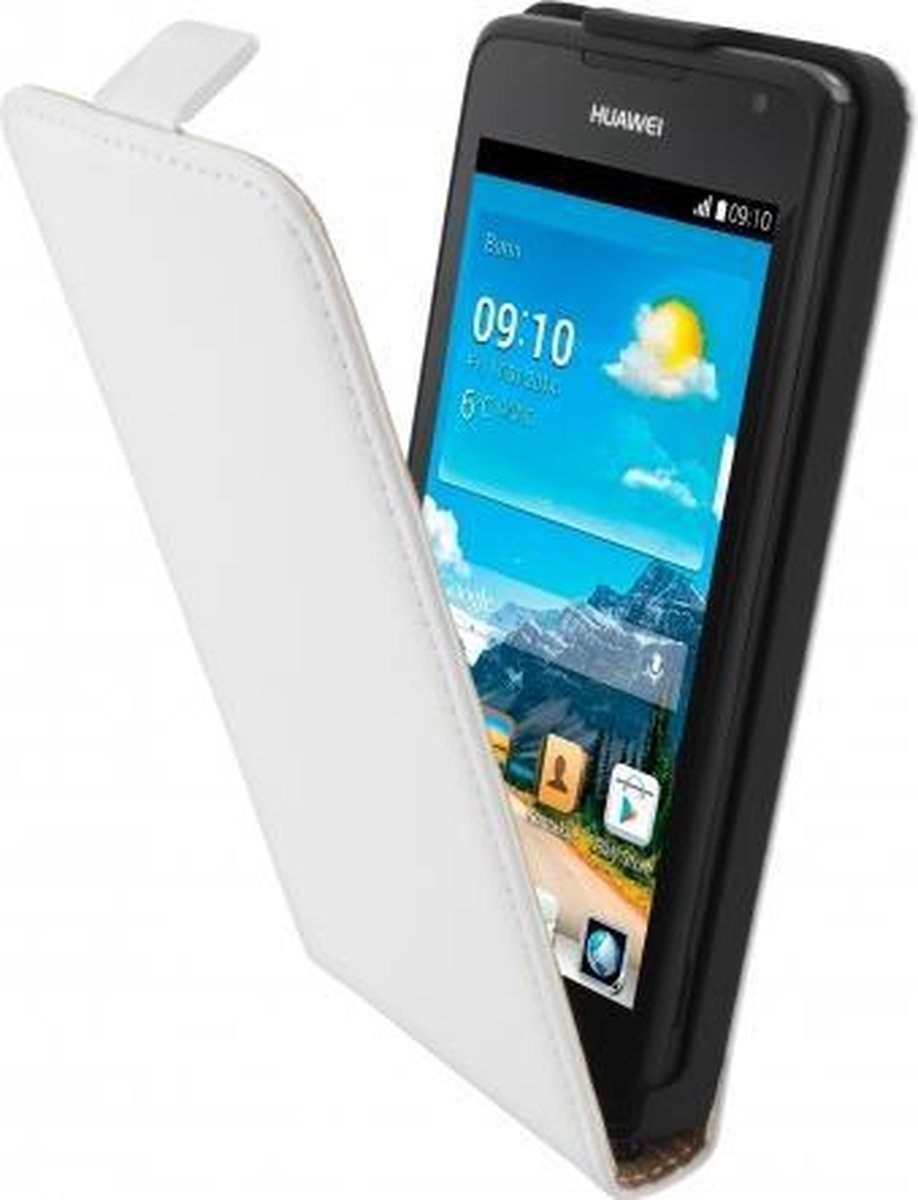 Mobiparts Premium Flip Case Huawei Ascend Y530 White