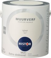 Histor Perfect Finish Muurverf Mat - 2,5 Liter - Leliewit