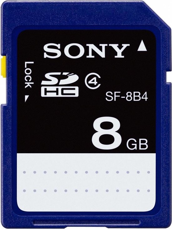 Sony 8Gb SDHC kaart - Essential | bol.com