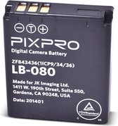 Batterie rechargeable Kodak LB-080 / batterie Lithium-Ion (Li-Ion) 1250 mAh 3,6 V.