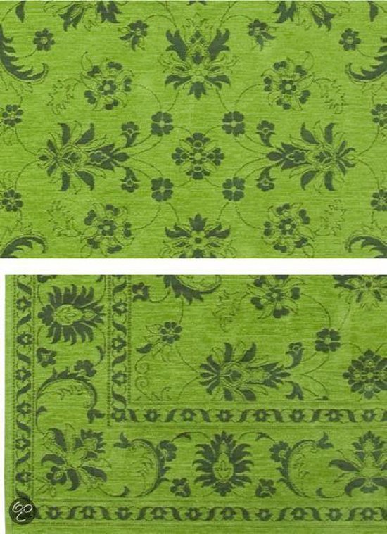 Louis de Poortere Vloerkleed Vintage Young Urbanite Beetle Green 8076