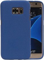 Sand Look TPU Hoesje voor Galaxy S7 G930F Blauw