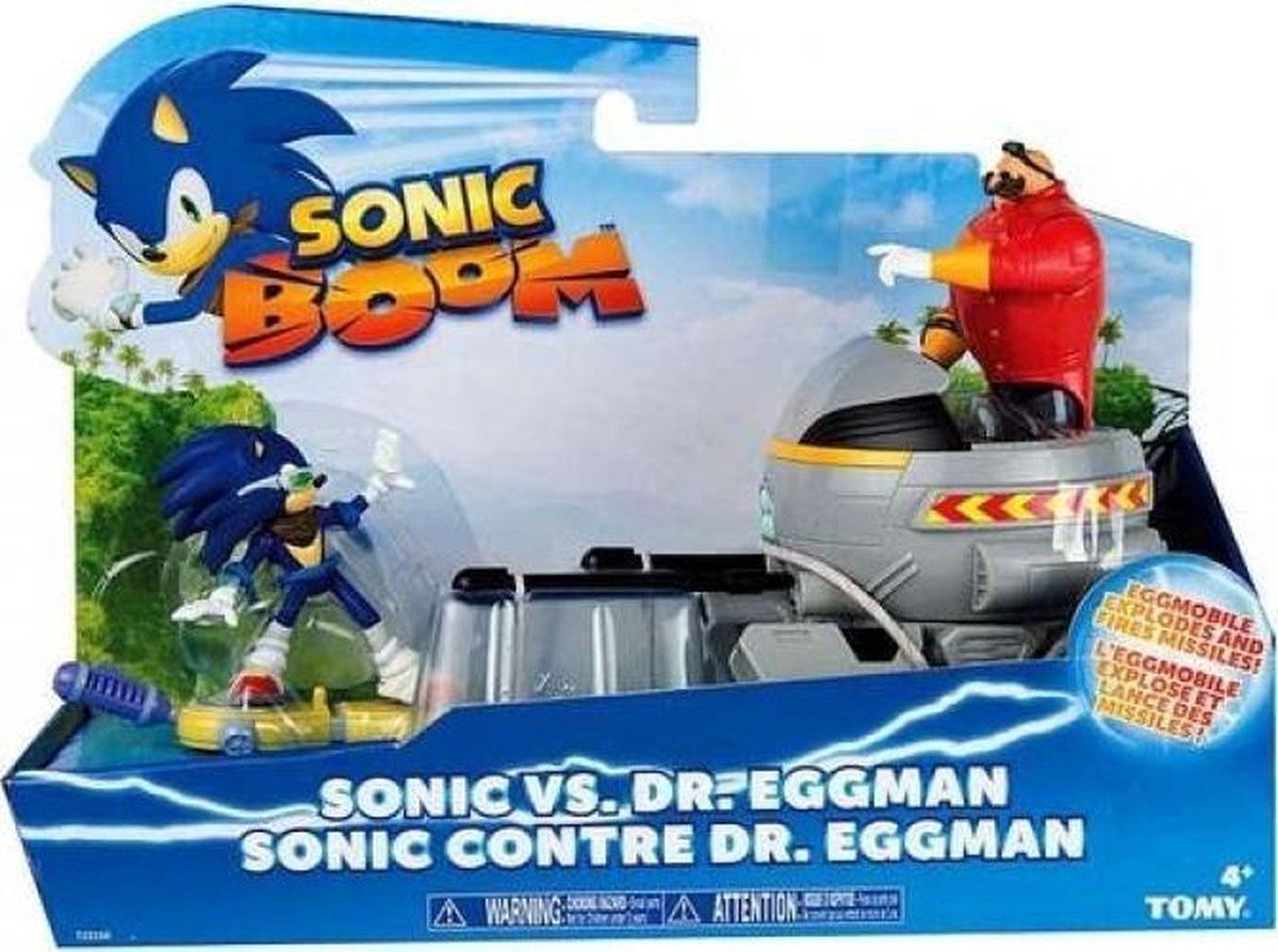 Verplaatsbaar kant Identificeren Sonic Boom Action Figure - Sonic vs Dr. Eggman | bol.com