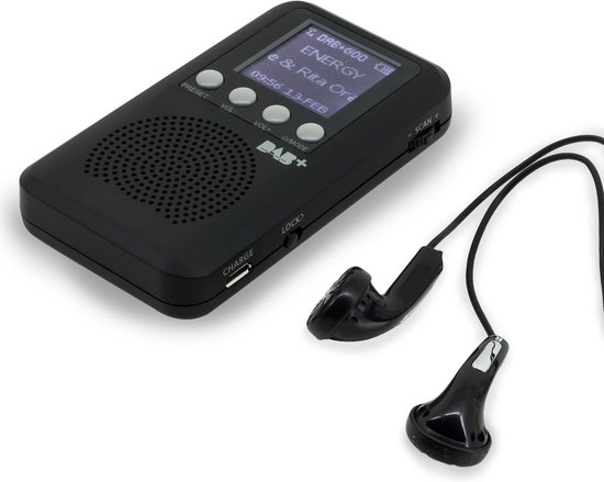Teleurstelling taart Wolk Soundmaster DAB170SW Pocket DAB+, FM radio met ingebouwde accu | bol.com