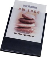 Rillstab Showmap A4 - met 30 tassen - buitenzijde transparant - showalbum - blauw - presentatiemap - waterdicht