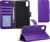 Etui Flip Case Cover pour iPhone Xr - Violet
