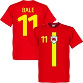 Wales Bale 11 T-Shirt - Rood - M