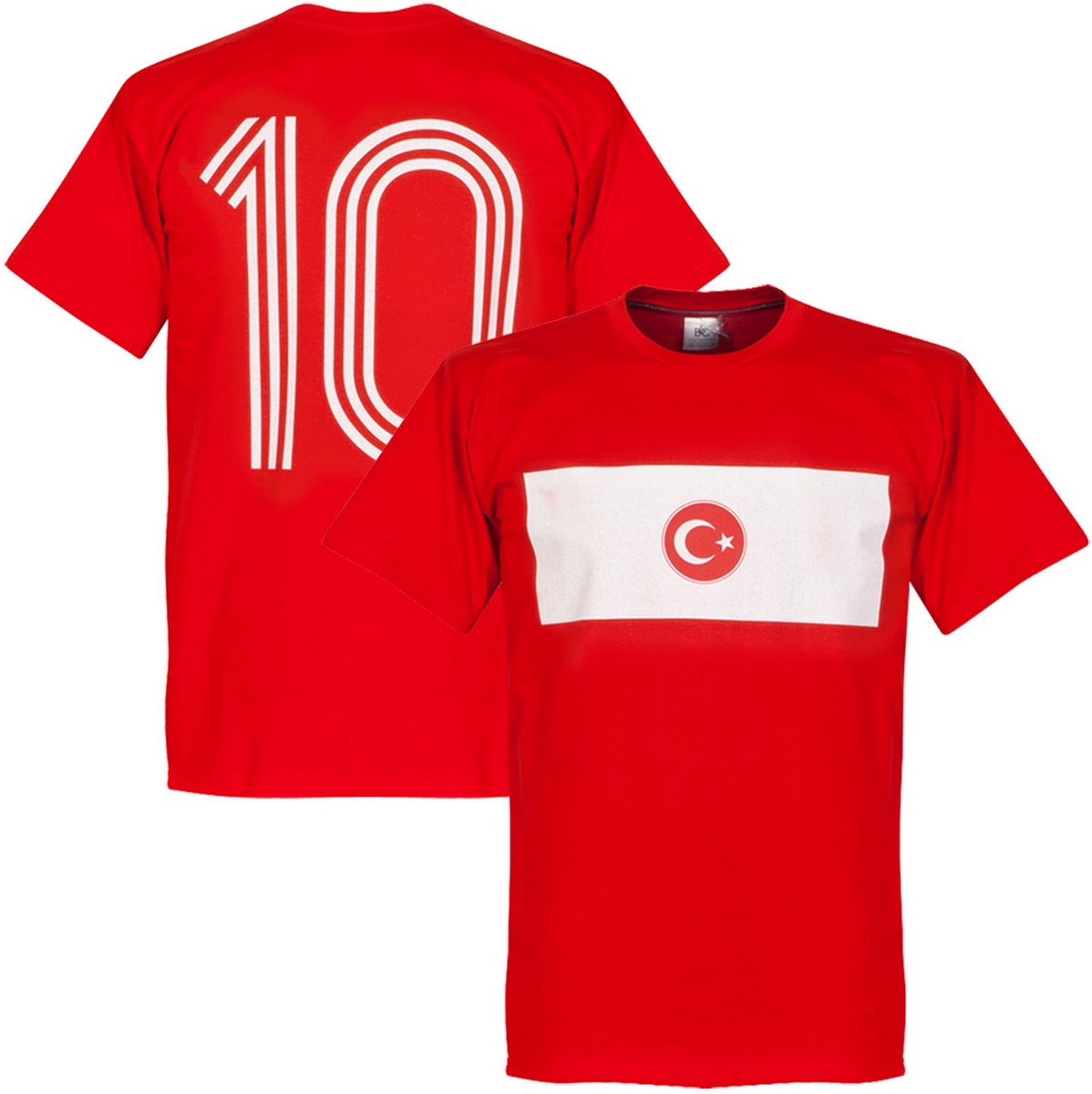 Turkije Banner 10 T-Shirt - Rood - XL