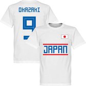 Japan Okazaki 9 Team T-Shirt - Wit - M