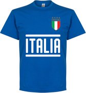 Italië Team T-Shirt - Blauw - XXXXL