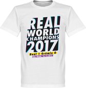 Real Madrid WK 2017 Winners T-Shirt - M