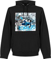 Ronaldo Bicycle Kick Hooded Sweater - Zwart - XXL