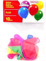 10 BALLONS FLUO