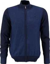 BlueFields blauw vest katoen - Maat S