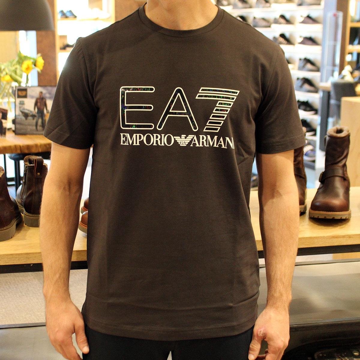 EA7 Emporio Armani 6GPT14 shirt - bruin, ,XXL | bol.com