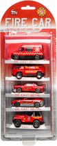 Lg-imports Brandweervoertuigen 5 Stuks O.a. Brandweerbus