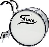 Fame Marching basDrum 22"x12", incl. Tragegestell - Marching bass drum