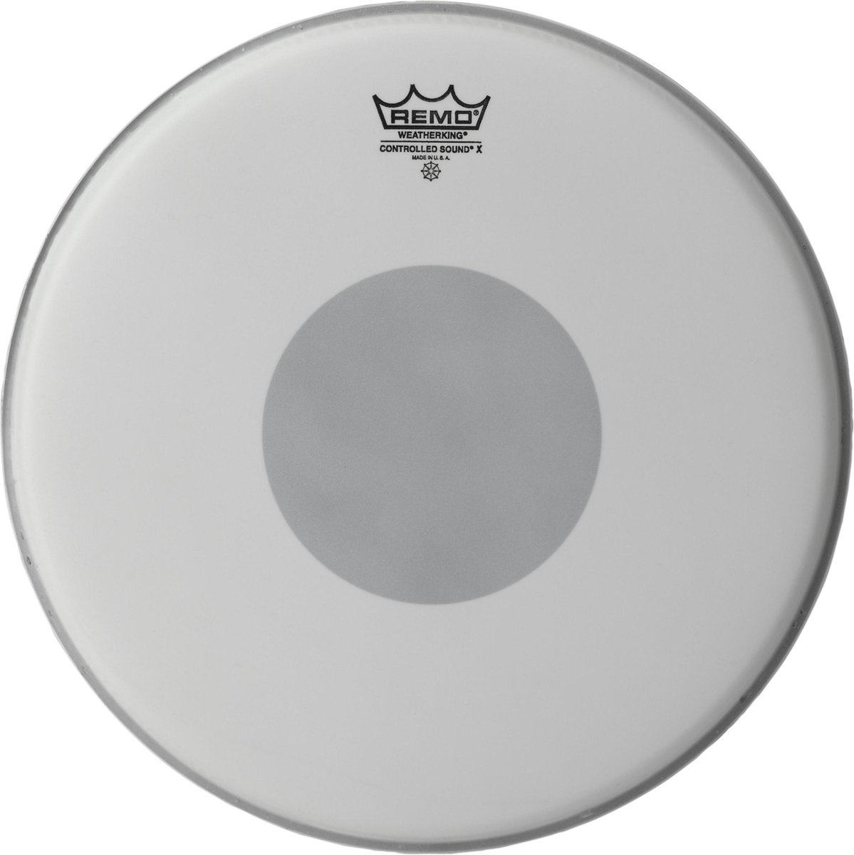 Remo Controlled Sound X 13", zwart Dot, Snaroodrum Batter - Snare drumvel
