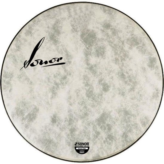 Remo P3-1524-FA Powerstroke 3 Fiberskyn 24 inch bassdrumvel