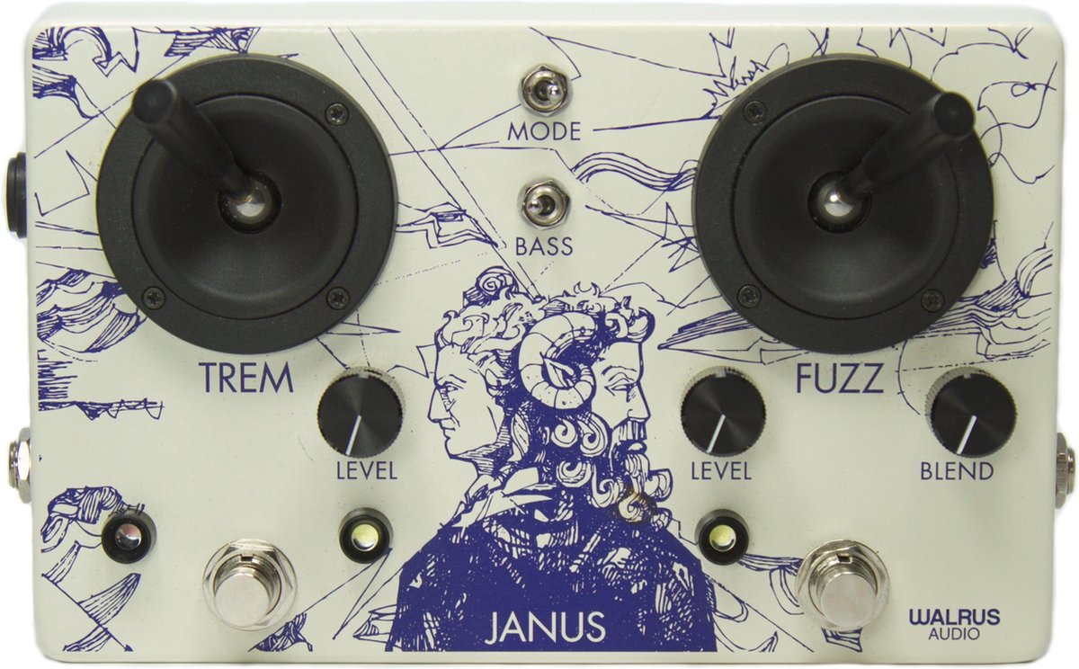 Walrus Audio Janus Fuzz / Tremolo met joystick controle