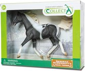 Collecta Paarden: Half Arabier Hengst 1:12 Zwart/wit