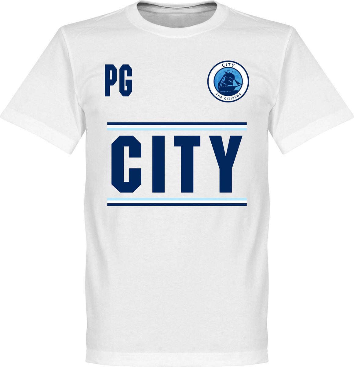 Manchester City Team PG T-Shirt - Wit - L