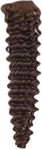 Remy Human Hair extensions curly 26 - bruin 4#